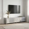 TV staliukas Televizoriaus stovas 179.5 x 34.5 x 40 cm Betono pilka