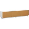 TV staliukas Televizoriaus stovas 180 x 34,5 x 40 cm Balta Apdirbta mediena