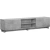 TV staliukas Televizoriaus stovas 179.5 x 34.5 x 40 cm Betono pilka