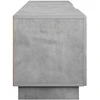 TV staliukas Televizoriaus stovas 179.5 x 34.5 x 40 cm Betono pilka