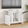 TV staliukas Televizoriaus stovas 2 pcs Balta 50 x 35 x 45 cm