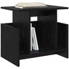 TV staliukas Televizoriaus stovas 2 pcs Juodas ąžuolas 50 x 35 x 45 cm
