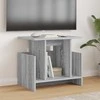 TV staliukas Televizoriaus stovas 2 pcs Pilkas Sonoma 50 x 35 x 45 cm
