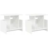 TV staliukas Televizoriaus stovas 2 pcs Balta 50 x 35 x 45 cm