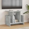 TV staliukas Televizoriaus stovas 2 pcs Betono pilka 50 x 35 x 45 cm