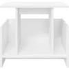 TV staliukas Televizoriaus stovas 2 pcs Balta 50 x 35 x 45 cm