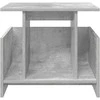 TV staliukas Televizoriaus stovas 2 pcs Betono pilka 50 x 35 x 45 cm
