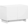 TV staliukas Televizoriaus stovas 60 x 34,5 x 40 cm Balta Apdirbta mediena