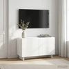 TV staliukas Televizoriaus stovas 60 x 34,5 x 40 cm Itin blizgi balta
