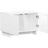 TV staliukas Televizoriaus stovas 60 x 34,5 x 40 cm Balta Apdirbta mediena