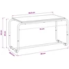 TV staliukas Televizoriaus stovas 80 x 35,5 x 42 cm Artisano ąžuolo