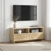 TV staliukas Televizoriaus stovas 90 x 34.5 x 40 cm Betono pilka
