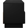 TV staliukas Televizoriaus stovas 90 x 34.5 x 40 cm Juoda Apdirbta mediena