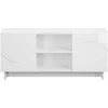 TV staliukas Televizoriaus stovas 90 x 34.5 x 40 cm Itin blizgi balta