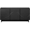 TV staliukas Televizoriaus stovas 90 x 34.5 x 40 cm Juoda Apdirbta mediena