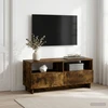 TV staliukas Televizoriaus stovas 90 x 34,5 x 40 cm Dūminio ąžuolo
