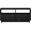 TV staliukas Televizoriaus stovas 90 x 34.5 x 40 cm Juoda Apdirbta mediena