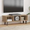TV staliukas Televizoriaus stovas Amatininkų ąžuolas 100 x 35 x 35 cm