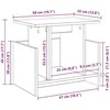 TV staliukas Televizoriaus stovas 50 x 35 x 45 cm Amatininkų ąžuolas