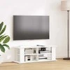 TV staliukas Televizoriaus stovas Balta 96 x 35 x 33,5 cm