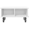 TV staliukas Televizoriaus stovas Balta 68,5 x 35 x 35 cm Apdirbta mediena