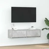 TV staliukas Televizoriaus spintelė Betono pilka 100 x 31 x 25,5 cm