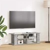 TV staliukas Televizoriaus stovas Betono pilka 96 x 35 x 33,5 cm