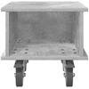 TV staliukas Televizoriaus stovas 37 x 35 x 35 cm Betono pilka