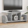 TV staliukas Televizoriaus stovas Betono pilka 102 x 35 x 45 cm