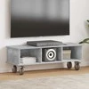 TV staliukas Televizoriaus stovas Betono pilka 100 x 35 x 35 cm