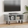 TV staliukas Televizoriaus stovas Betono pilka 68,5 x 35 x 35 cm