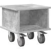 TV staliukas Televizoriaus stovas 37 x 35 x 35 cm Betono pilka