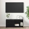 TV staliukas TV spintelių komplektas Juodas ąžuolas 90 x 35 x 40 cm