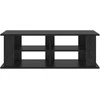 TV staliukas Televizoriaus stovas Juodas ąžuolas 96 x 35 x 33,5 cm
