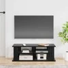 TV staliukas Televizoriaus stovas Juodas ąžuolas 96 x 35 x 33,5 cm