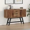 TV staliukas Televizoriaus stovas su stalčių Natūrali 110 x 30 x 75 cm