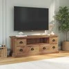 TV staliukas Televizoriaus stovas su stalčių Natūrali 110 x 30 x 40 cm