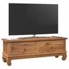 TV staliukas Televizoriaus stovas su stalčių Natūrali 110 x 35 x 40 cm