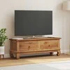 TV staliukas Televizoriaus stovas su stalčių Natūrali 110 x 35 x 40 cm