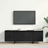 TV staliukas Televizoriaus spintelė Juodas ąžuolas 120 x 30 x 40,5 cm