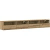 TV staliukas TV sieninė spintelė 2 pcs artisano ąžuolo 100 x 30 x 30 cm