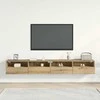TV staliukas TV sieninė spintelė 2 pcs artisano ąžuolo 100 x 30 x 30 cm