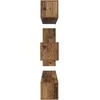 TV staliukas TV spintelių komplektas 8 pcs Senovinis medis Apdirbta mediena