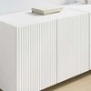 TV staliukas TV sieninė spintelė 2 pcs Balta 59,5 x 31 x 40 cm