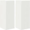 TV staliukas TV sieninė spintelė 2 pcs Balta 30 x 31 x 80 cm