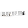 TV staliukas TV sieninė spintelė 2 pcs Balta 98 x 31 x 29,5 cm