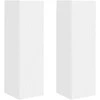 TV staliukas TV sieninė spintelė 2 pcs Balta 30 x 31 x 100 cm