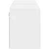TV staliukas TV sieninė spintelė 2 pcs Balta 59,5 x 31 x 40 cm