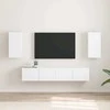 TV staliukas TV sieninė spintelė 2 pcs Balta 30 x 31 x 60 cm