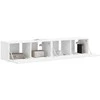 TV staliukas TV sieninė spintelė 2 pcs Balta 78,5 x 31 x 29,5 cm